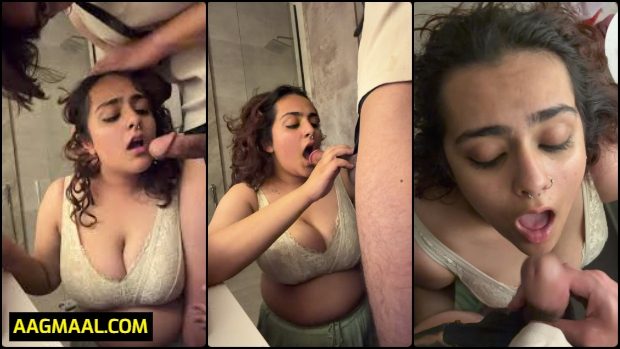 Bobandvinegar Giving Blowjob to Her Boyfriend Hindi Hot Video Watch Online